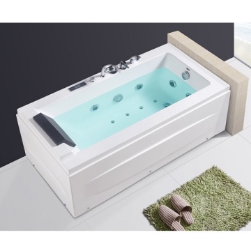 Vasca da bagno con idromassaggio in acrilico di colore bianco da 1,7 * 0,75 m