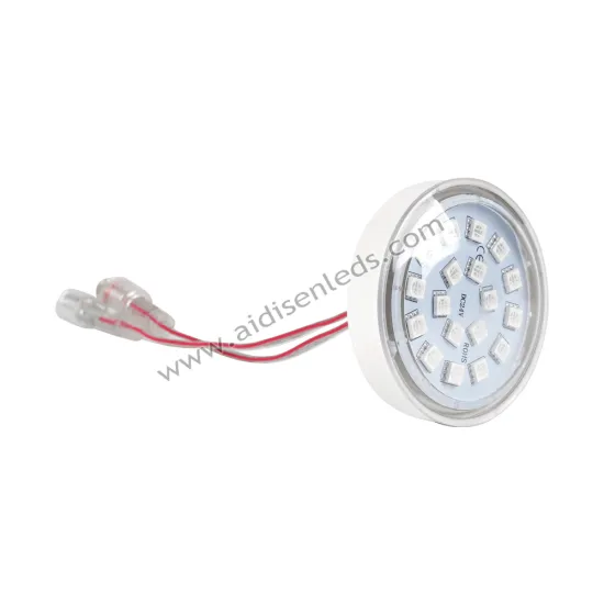 60mm LED Pixel Light 18LEDs 24V UCS1903 E14 Ferris Wheel Decoration for Amusement Park - Changeable Emitting Color