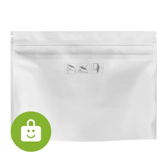 Reclosable stand up child resistant zipper bags wholesale