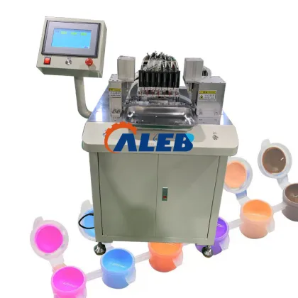 Wholesale 6-NOZZLE SET: Gouache Color Paint Pot Filling & Sealing Machine