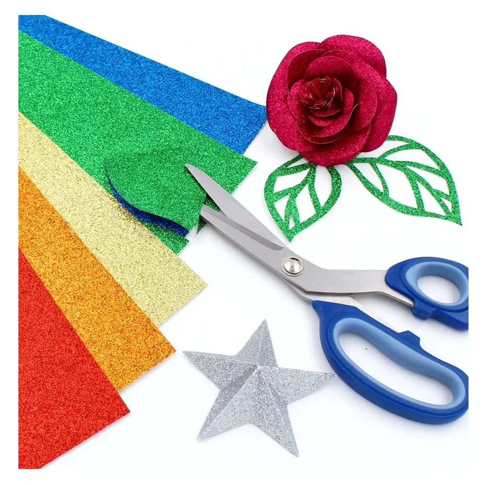 Colorful Glitter Paper Art