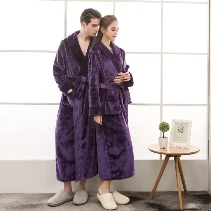 Women's Luxury Flannel Robe - Wholesale Bathrobes & Pajamas