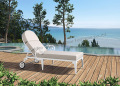 Chaise Lounge Chair all&#39;aperto con cuscino