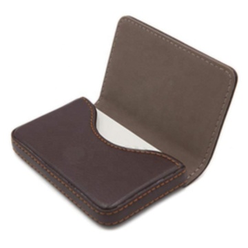 Custom Logo Leather Card Holder Storage Bag - Fashion Business Card Case for Unisex