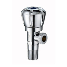 90 degree zinc angle valve chrome with plastic