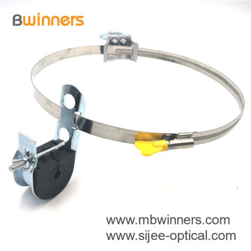 FTTH Fittings Hot-DIP Galvanized Steel Pole Clamp