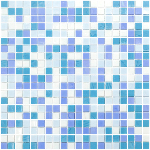 Light Blue Suqare Backsplash Mosaic Glass Tiles