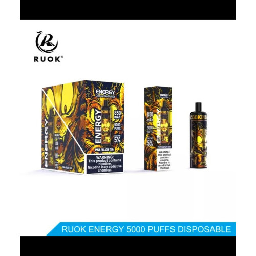 RUOK ENERGY 5000 Puffs Disposable Vape Wholesale