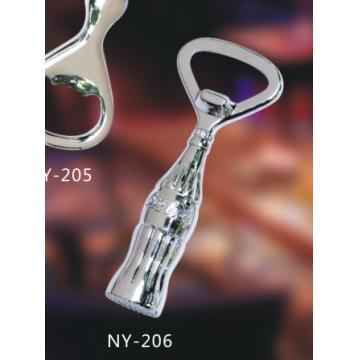 bottle opener with bottle shape