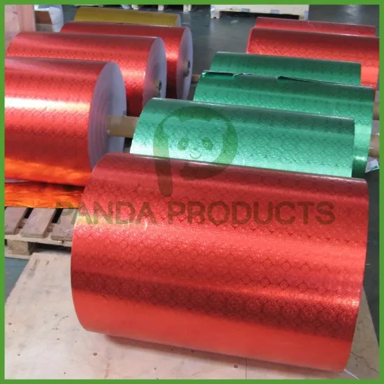 Printed Embossed Chocolate Aluminum Foil Wrap