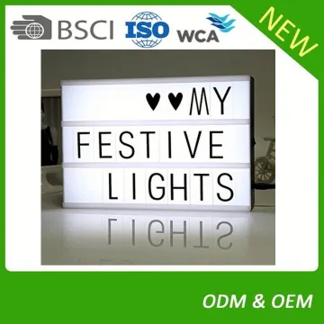 LED lightbox lighting box letter box A4 size
