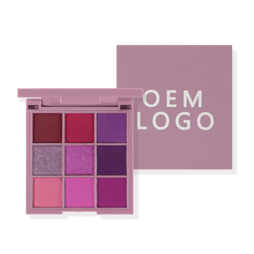 Customizable Waterproof Eye Shadow Palette: New Arrival in MakeUp Cosmetics with DIY Shades for Private Label