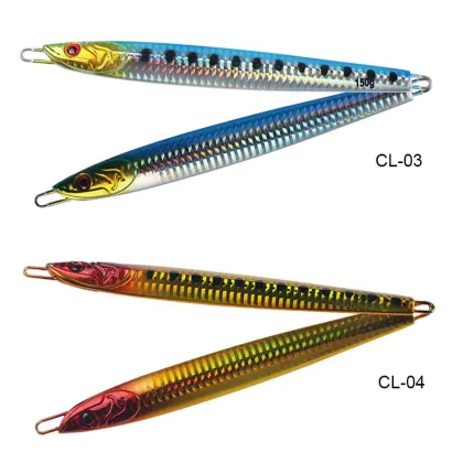 Slow Sinking Lead Jig Glow Lure for Tuna, Sailfish, Striped Bass, Grouper, Snapper, Kingfish
