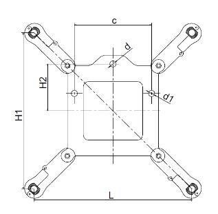 Aluminium Alloy Jumper Suspension Clamp