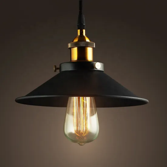 Vintage Industrial Retro LED Pendant Light for Kitchen Bar and Cafe