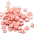 10mm Dice Polymer Soft Clay Sprinkles per Artigianato Fai da te Fette di nail art Materiale melma Accessori Phone Deco