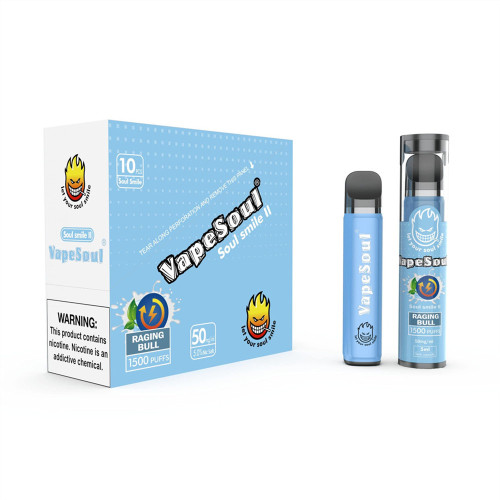 Rechargeable Original Vapesoul Soul Smile 1500 Fruit Flavor