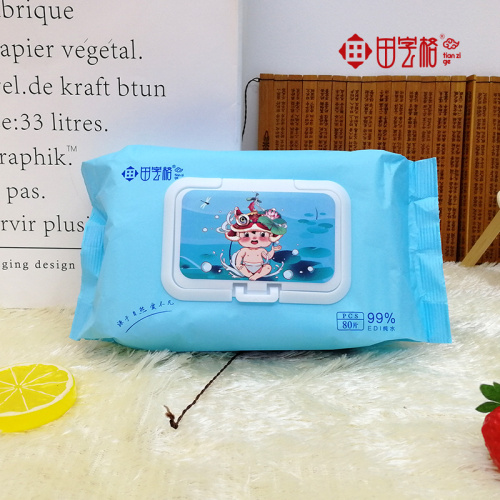 Pure Water Wipes double layer locks water Cleaning Wipes for baby Factory