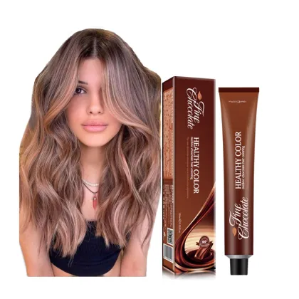 Customized Easy Color Hair Dye - Brown, Low Ammonia, Permanent Salon Professional Hair Color Dye
