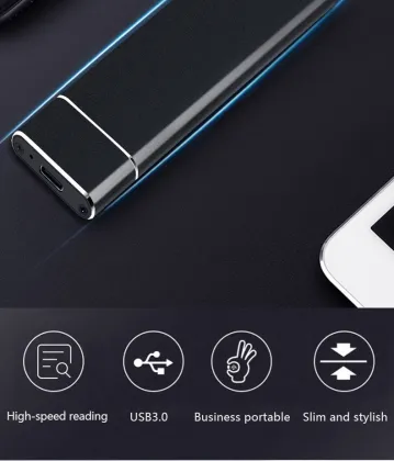 External Portable SSD Hard Drive - Up to 4TB OEM USB 3.0 PSSD