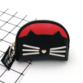 Leather Coin Purses Cartoon cat PU make up coin purse Supplier