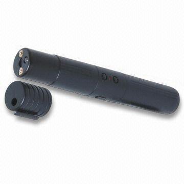 Mini Stun Baton with Non-slip Surface and High-power LED, Customized Colors are Accepted