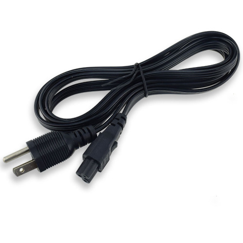 American Connector Flat Cord C5 US Plug Cable