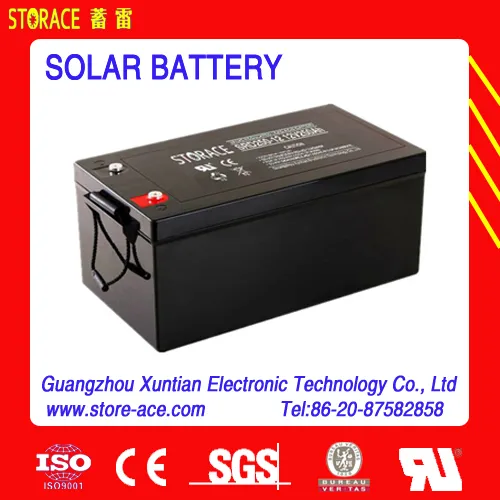 Deep cycle solar battery 12v 250ah (SR250-12)
