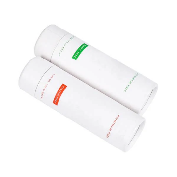Kotak kardus food cylinder putih