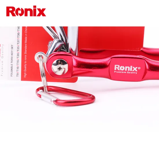 Ronix Top Quality Alloy Steel 8pcs Folding Hex key / Torx Allen Wrench Key Set RH-2041
