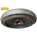 Excavator front wheel hub