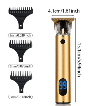 Cross-Border D Electric Hair Oil Head Home Home Gunakan Razor Set untuk Pisau Cukur Ukiran Kepala yang Dicukur