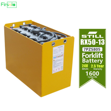 24V 805AH RX50-13バッテリー7PZS805まだフォークリフトトラクションバッテリー用