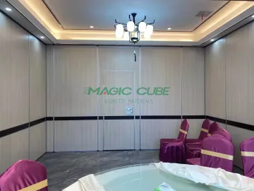 Hotel acoustic movable sound partition