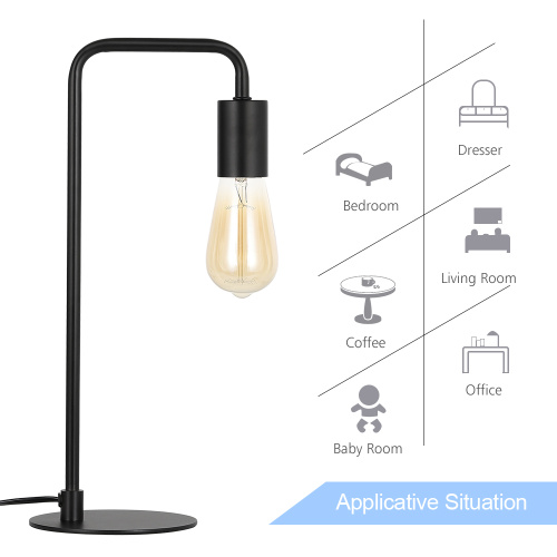 Kleine Metalltischlampen für den Nachttisch