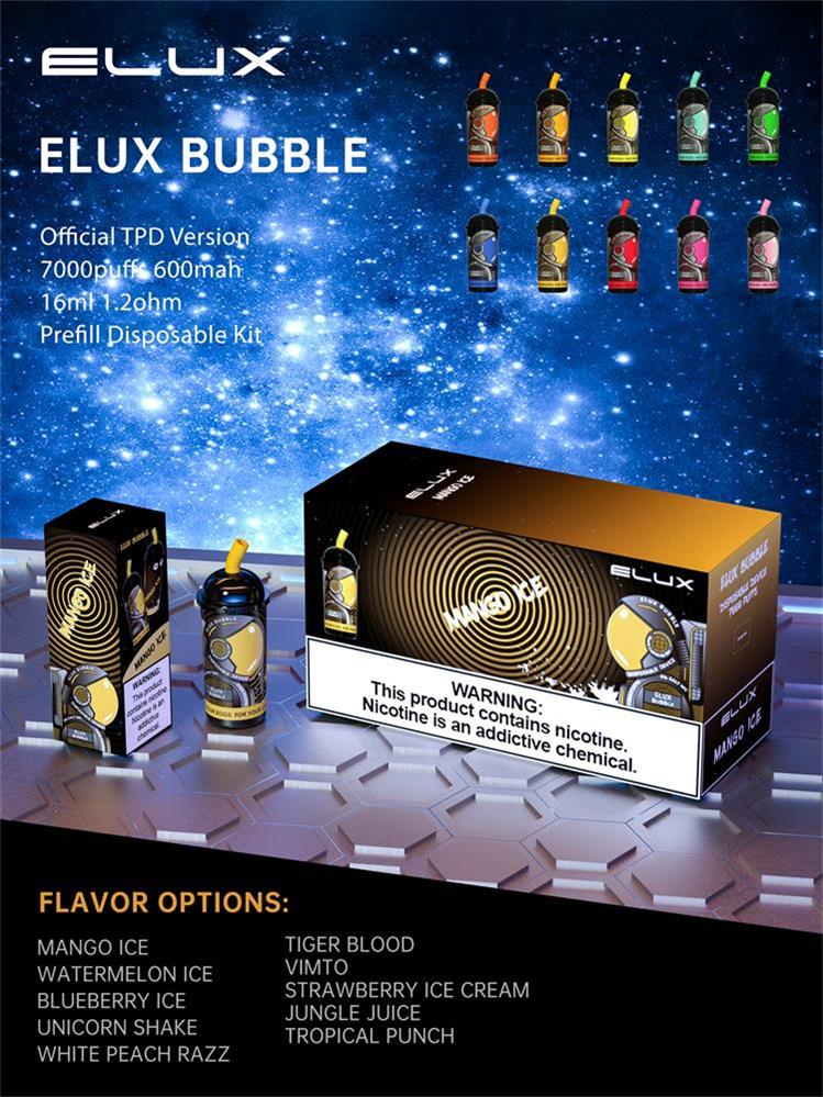 Elux Bubble 7000 Puffs Jpg