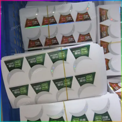 colorful adhesive sticker, decorative waterproof pvc sticker