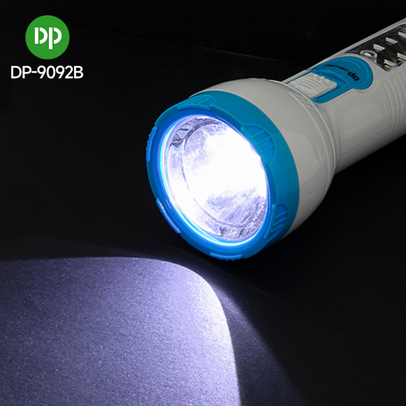 Rechargeable LED Emergency Flashlight Torch with Side Light