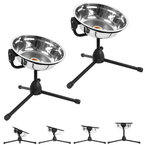 Dual Bowls for Medium Dog