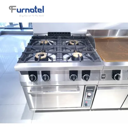 Commercial Luxe-Series Gas Large Cooking Range Kitchen Equipment
