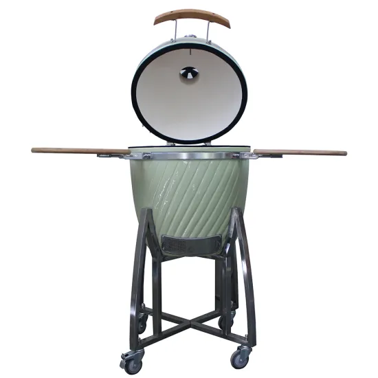 20-Inch Charcoal Kamado BBQ Smoker Grill - Auplex for Outdoor Barbecue and Pizza
