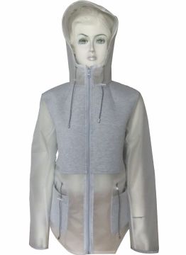 Keeping warm TPU Raincoat