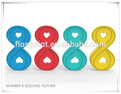 China Professional Factory Silicone Twisty Figure 8 Teether