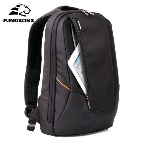 Kingsons Candy Black Laptop Backpack Man Daily Rucksack Travel Bag School Bags 14 inch Women Bagpack Mochila Feminina