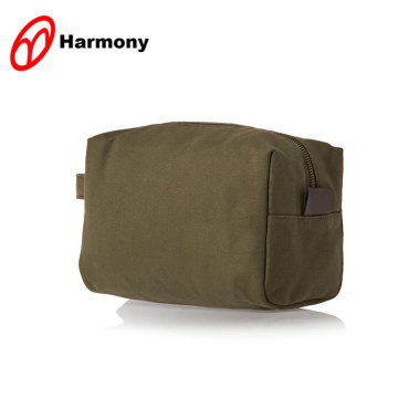 Easy carry mens outdoor hanging canvas toiletry bag