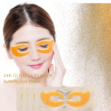 China Factory 24K Gold Vegan Hyaluronic Acid Gelap Revitalisasi Patch