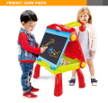 Hot vente en plastique 4 In1 projecteur étude Table pliante pour enfants