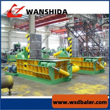 Customizable hydraulic metal baling machine