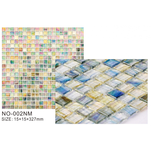 Nouveau produit imitation glace texture carreaux de mosaïque givrée