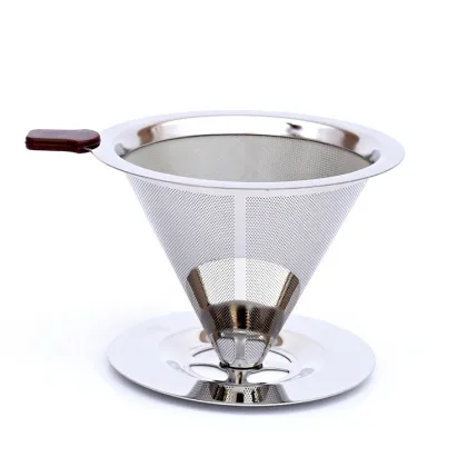 Titanium Coated Gold Coffee Grinder Filter Pour Over Clever Dripper